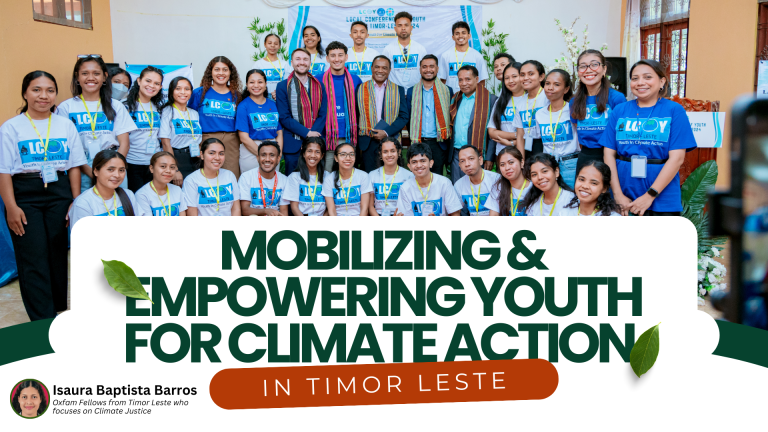 Read more about the article Mobilizing and Empowering Youth for Climate Action in Timor-Leste?
